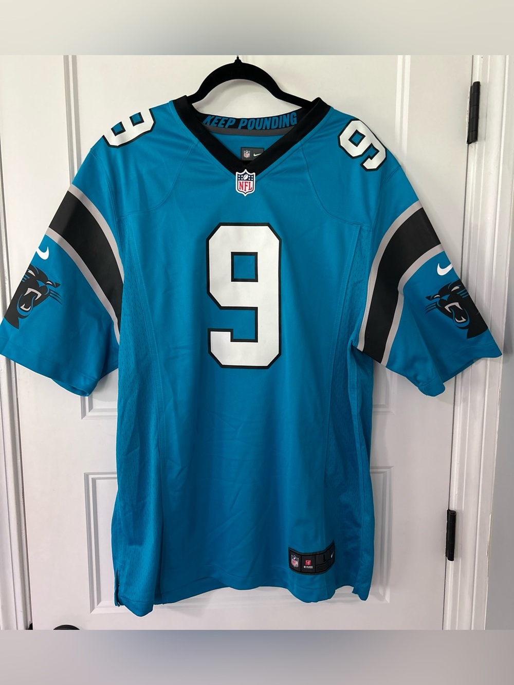 Nike Carolina Panthers Gano #9 NFL Jersey Men’s Large Signed Football Shirt
